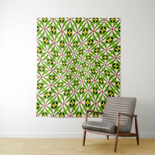 Tenture Motif de fleurs esthétiques