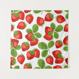 Tenture Motif de fraises
