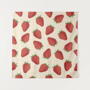 Tenture Motif de fraises