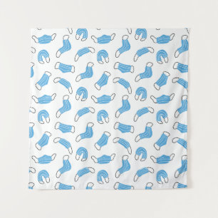 Tenture motif de masque Médicale