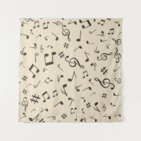 Motif de notes musicales