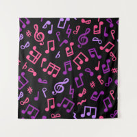 Motif de notes musicales
