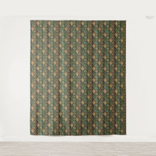 Tenture Motif de peau de serpent géométrique orné exotique