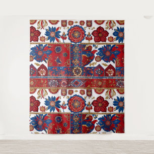 Tenture motif de tapis serbe 6