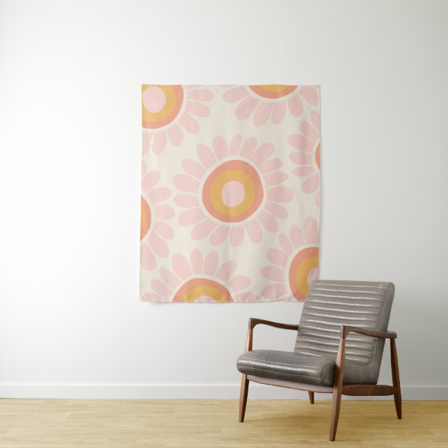 Tenture Motif de tournesol Dushi #1 #wall #art (En situation)