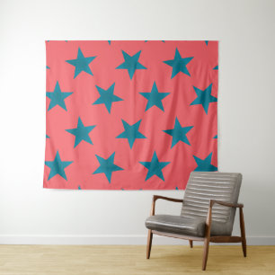 Tenture Motif des étoiles d'or 19