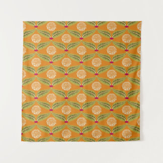Tenture Motif d'illustration traditionnel indien.