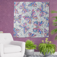 Motif en mosaïque papillon - pastels