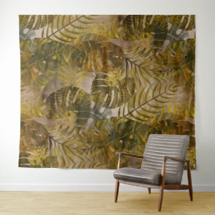 Tenture Motif Feuille terrien