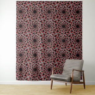 TENTURE MOTIF FLEUR TOURBILLON