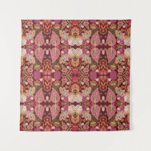 Tenture Motif floral chaotique et décoratif