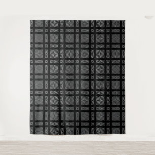 Tenture Motif géométrique noir et blanc Ama