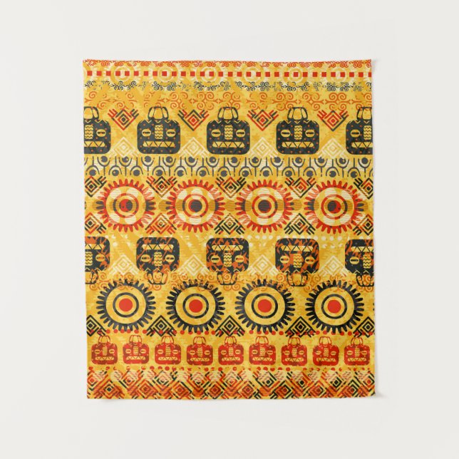 Tenture Motif homogène tribal (Devant)