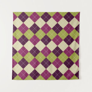 Tenture Motif Jacquard sans couture. Formes de diamant arr