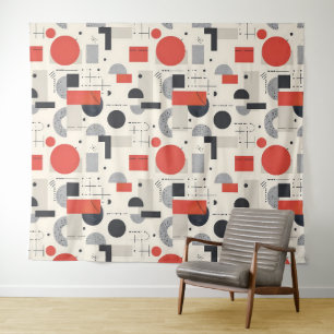 Tenture Motif moderne du milieu du siècle