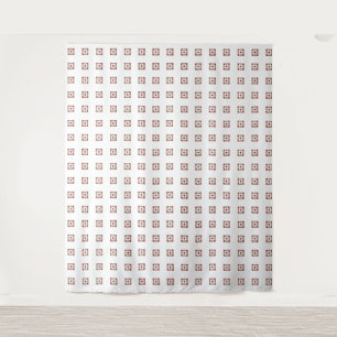 Tenture Motif orange diamant