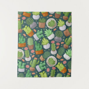 Tenture motif plante