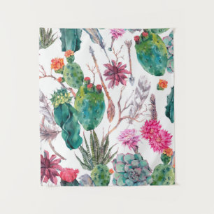 Tenture Motif sans couture de peinture à l'aquarelle vinta