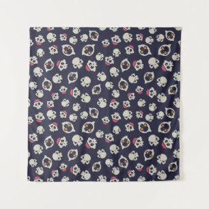 Tenture Motif sans couture effrayant D (Style : 1)