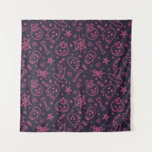 Tenture Motif sans couture épouvantable B (Style : 1)