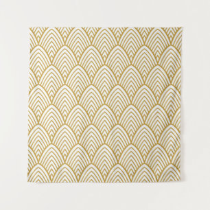 Tenture Motif sans couture géométrique Art Déco.