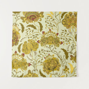 Tenture Motif sans couture, grandes fleurs de cachemire in
