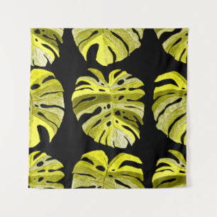 Tenture Motif sans faille créative avec feuilles tropicaux