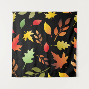 Tenture Motif sans joint avec les feuilles d'automne tombé