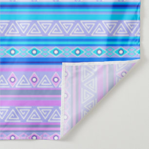 Tenture motif tribal ethnique géométrique d'Amérindien