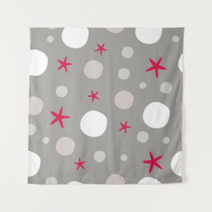 Tenture Motif vintage abstrait sans couture sur fond gris