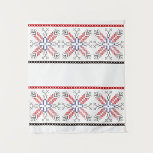 Tenture Motifs d'art folklorique roumain Roumanie 1