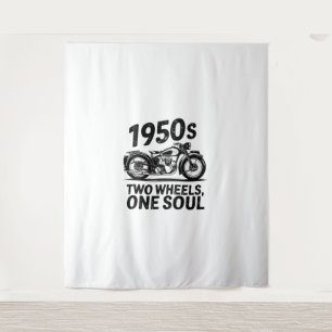 Tenture Moto à deux roues, à une âme