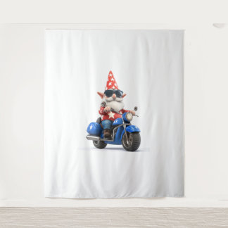 Tenture Motocyclette américaine Gnome