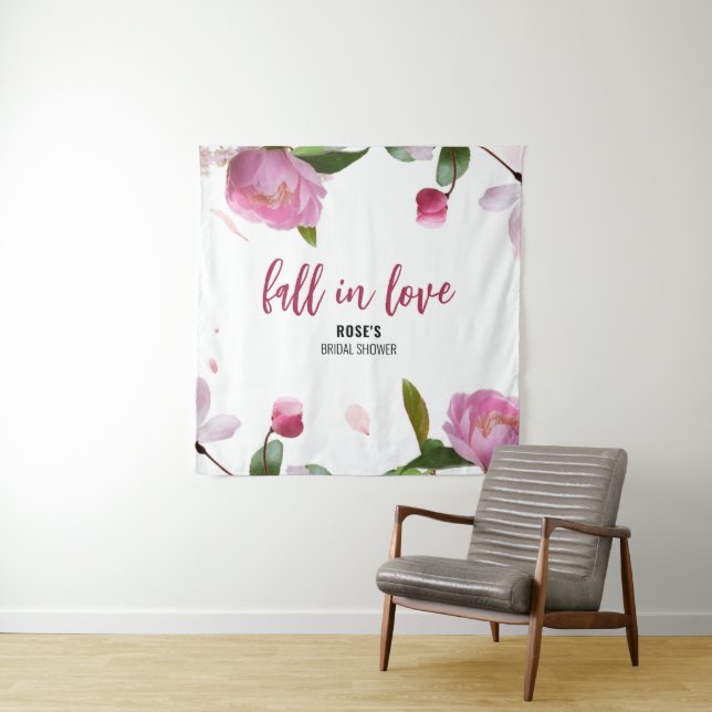 Tenture Multi Floral Fête de Mariage Tombez amoureux (En situation)
