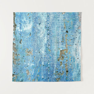 Tenture Mur de béton texturé, taches de rouille.