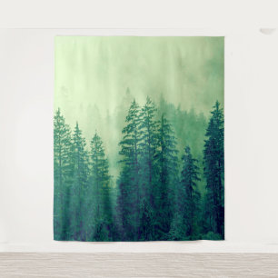 Tenture Mur des arbres forestiers des bois Photo murale Re