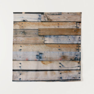 Tenture Mur en bois marron