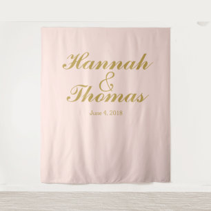 Tenture Murale Accueil Art déco mariage photo retour