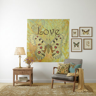 Tenture Murale Aime papillon vintage