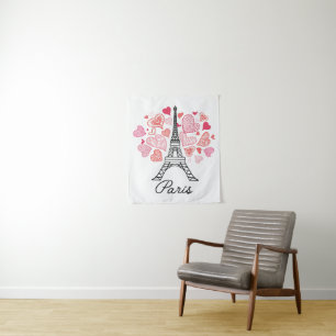 Tenture Murale Amour de Paris, France