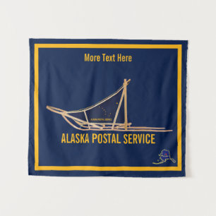 Tenture Murale Balle à chiens du service postal de l'Alaska