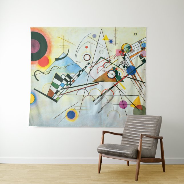 Tenture Murale Composition VIII par Wassily Kandinsky (En situation (horizontale))
