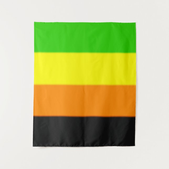 Tenture Murale Drapeau de la Fierté Aromantique (Devant)