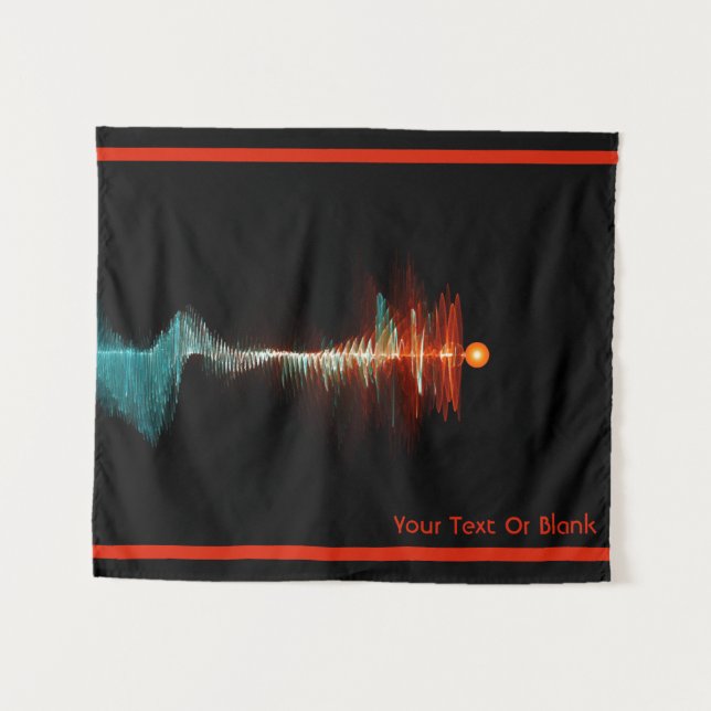 Tenture Murale Dualité de la vague de particules (Devant (Horizontal))