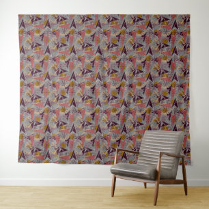 Tenture Murale Flèches atomiques Design Moderne Du Milieu Du Si