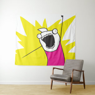 Tenture Murale mèmes Que voulons-nous maintenant