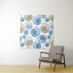 Tenture Murale Motif en pastel de coquillage
