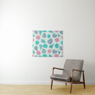 Tenture Murale Motif en pastel de coquillage