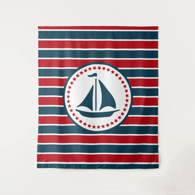 Tenture Murale Nautical design (Devant)
