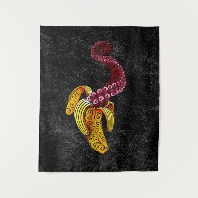 Tenture Mutant tourbillonnant-Banana (Devant)